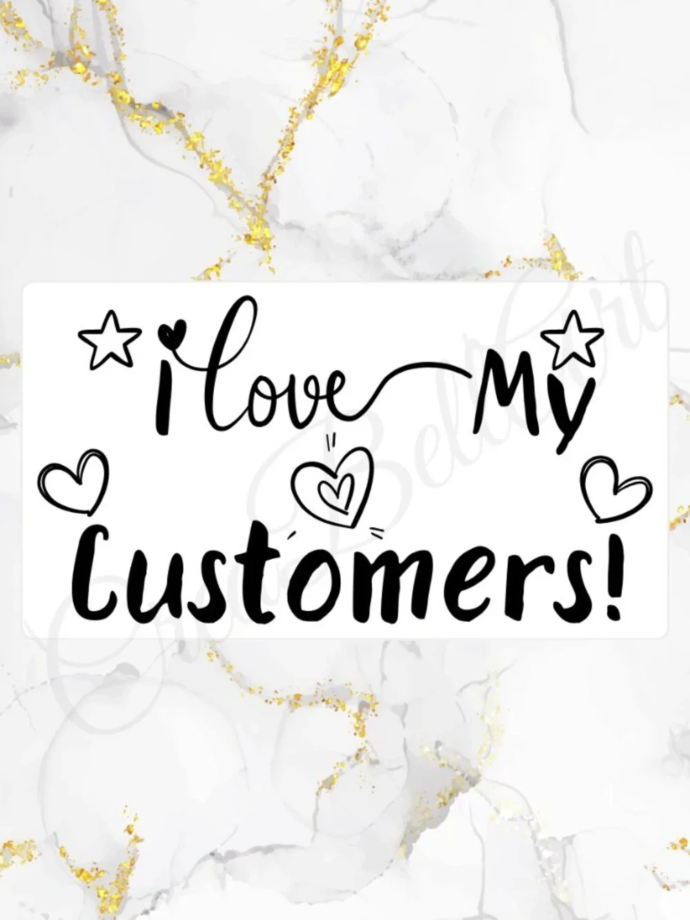 100 Thank you Stickers for Packaging | Small Business Labels